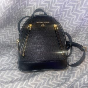 Michael Kors Signature Brooklyn Extra Small Convertible Messenger Backpack